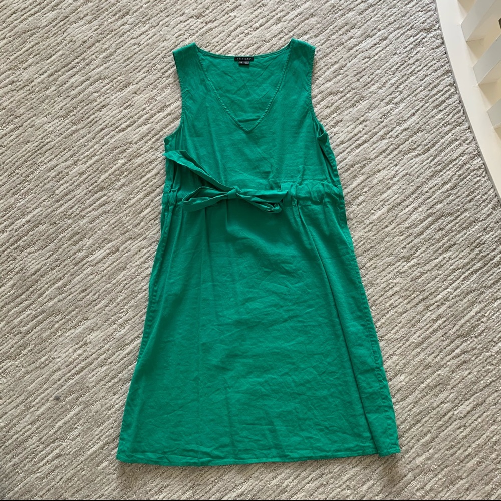 Emerald Green Theory Sun Dress